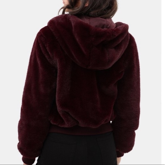 Faux Fur Hooded Teddy Jacket - Picture 4 of 10